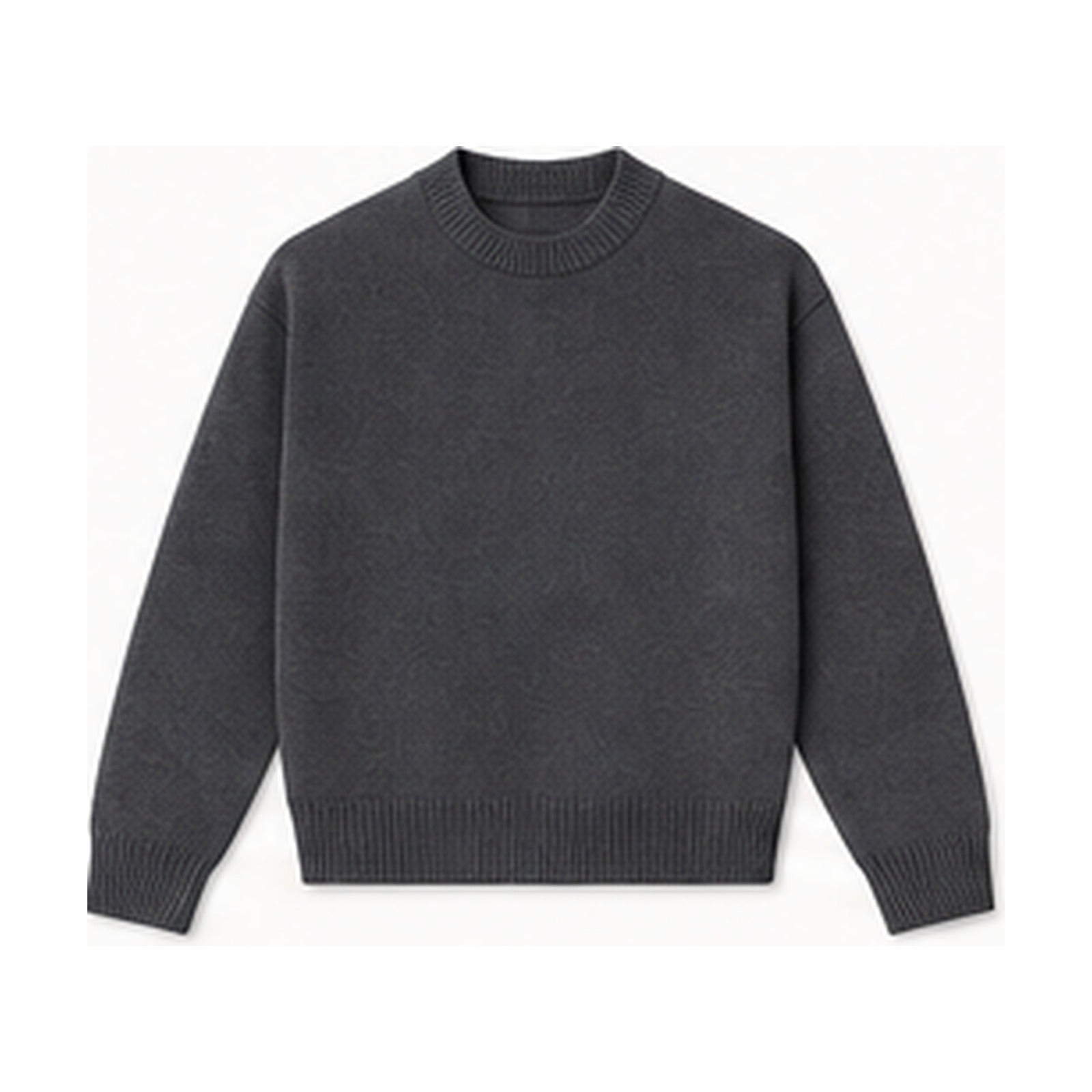 Pull col rond en laine mérinos