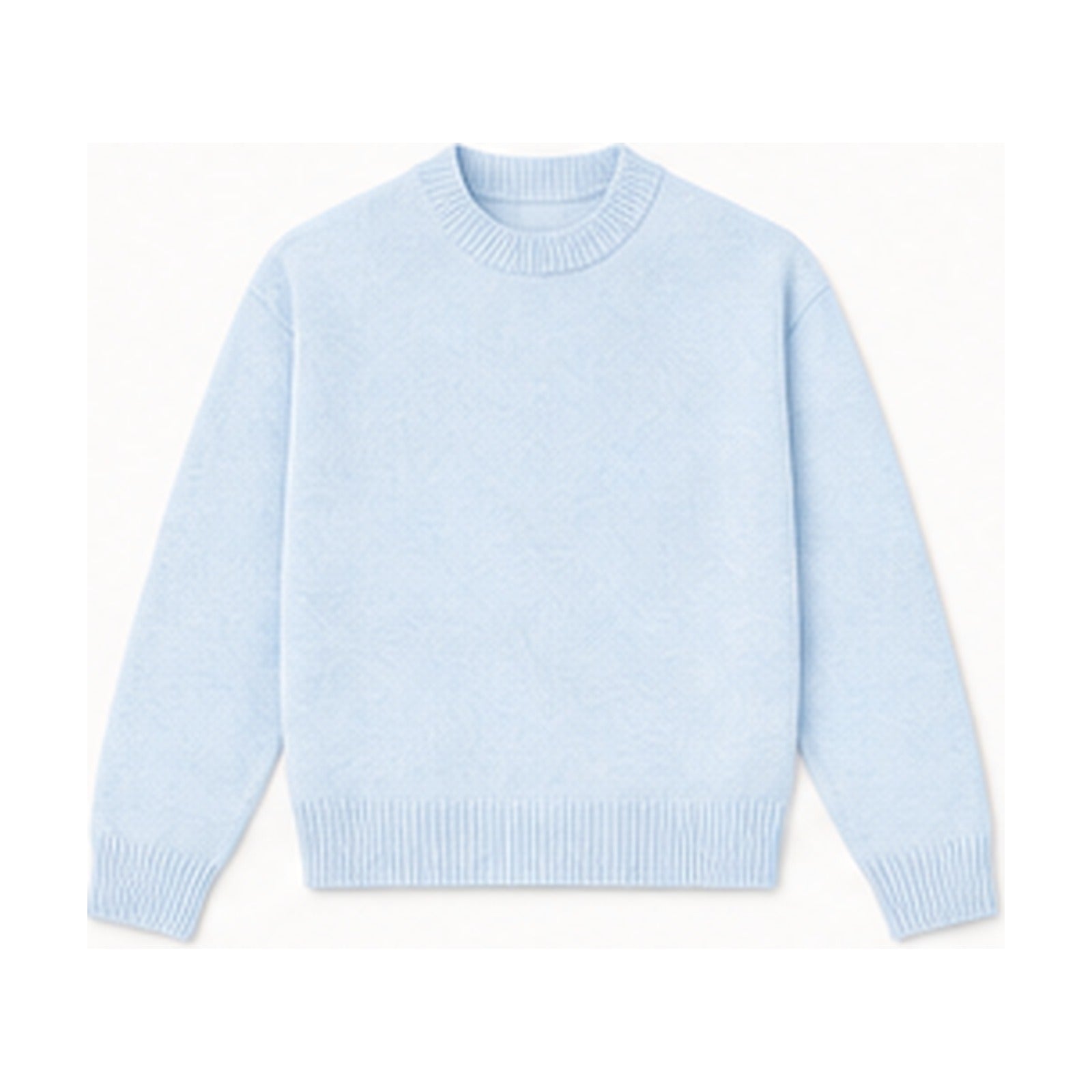 Pull col rond en laine mérinos