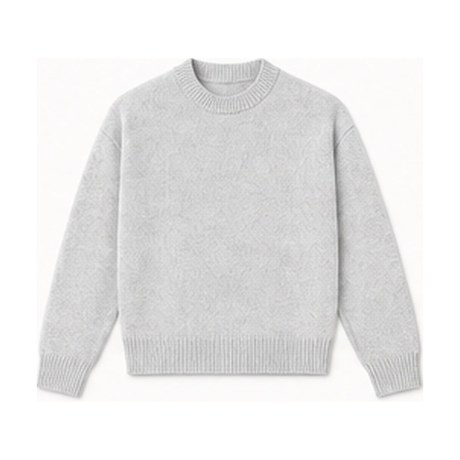 Pull col rond en laine mérinos